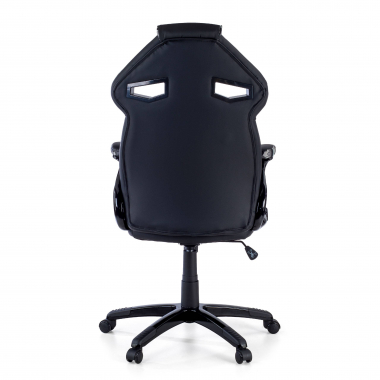 cadeira gaming cinza camuflagem pele sintetica bracos fixos 8