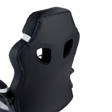 cadeira gaming branco drift pele sintetica bracos fixos 6