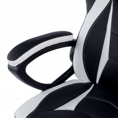 cadeira gaming branco drift pele sintetica bracos fixos 7