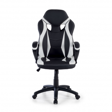 cadeira gaming branco drift pele sintetica bracos fixos 3