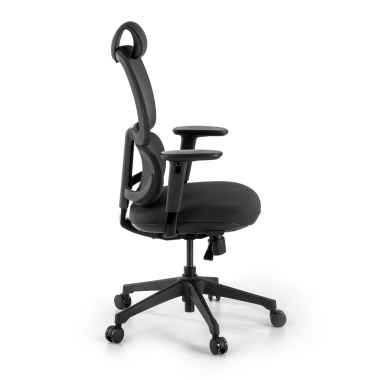 Cadeira ergonómica Bjorg, premium, almofada lombar dupla