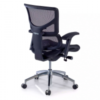 Cadeira executiva ergonómica Erghos1, apoios de braço ajustáveis em 4D