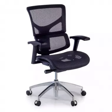 Cadeira executiva ergonómica Next1, apoios de braço ajustáveis em 4D