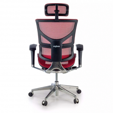 cadeira ergonomica vermelho next2 com apoio de cabeca malha mesh bracos regulaveis 4d apoio lombar apoio de cabeca 8