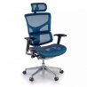 Cadeira executiva ergonómica Next1, modelo premium, com apoia cabeças