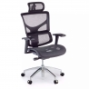 Cadeira executiva ergonómica Next1, modelo premium, com apoia cabeças