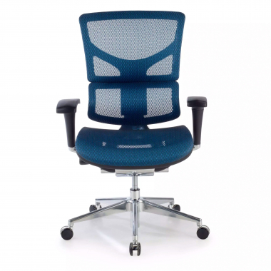 cadeira ergonomica azul next2 sem reposacabecas malha mesh bracos regulaveis 4d apoio lombar duplo 4