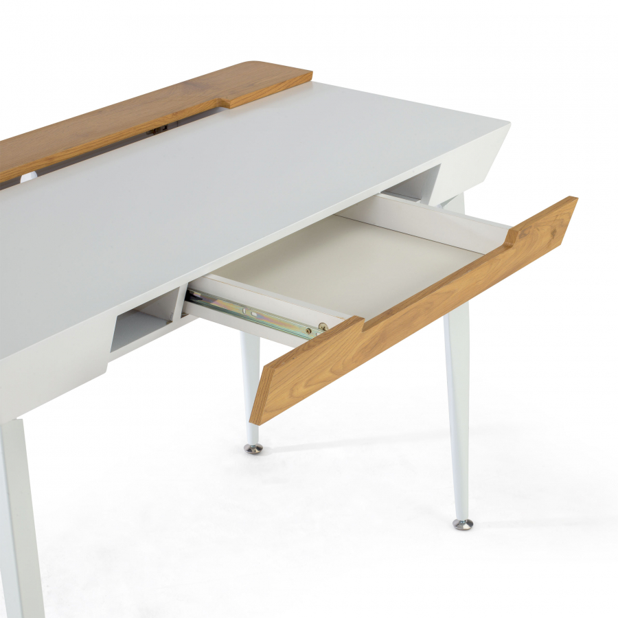 Mesa Computador de madeira Goteborg, design nórdico