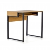 Mesa de Escritório Philadelphia em madeira e aço, design compacto