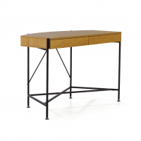 Mesa de Computador Calypso de madeira com pernas de aço