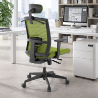 Cadeira de escritório ergonómica Akira com apoio de cabeça