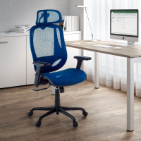 Cadeira ergonómica Locktech, Apoio lombar, Apoio de cabeça