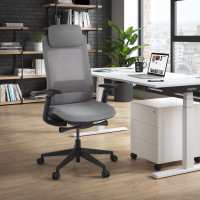 Cadeira de Escritório Ergonómica Intouch black, Totalmente Ajustável
