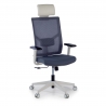 Cadeira Secretária ergonómica Verdi white, apoia Cabeças, braços ajustáveis