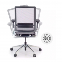 Cadeira de Escritório Global, mecanismo sincronizado, 360º, rede
