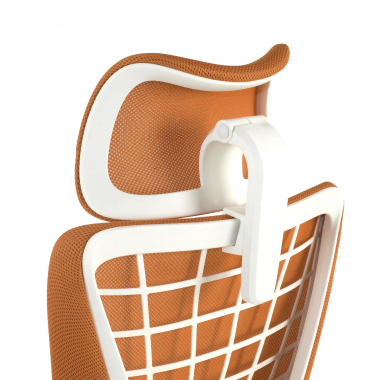 cadeira ergonomica laranja miller malha mesh bracos regulaveis 3d 8