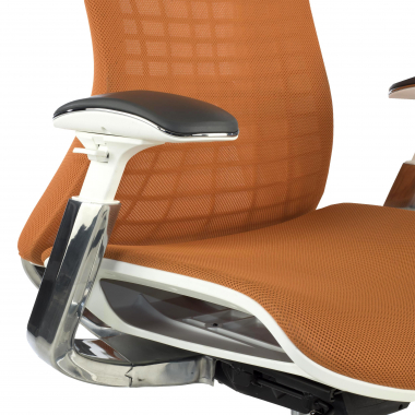 cadeira ergonomica laranja miller malha mesh bracos regulaveis 3d 9