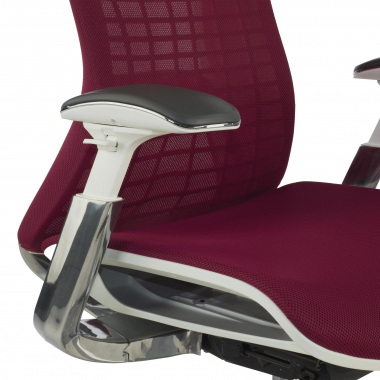 cadeira ergonomica vermelho miller malha mesh bracos regulaveis 3d 8