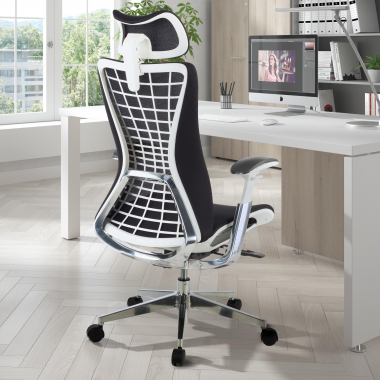cadeira ergonomica preto miller malha mesh bracos regulaveis 3d 2