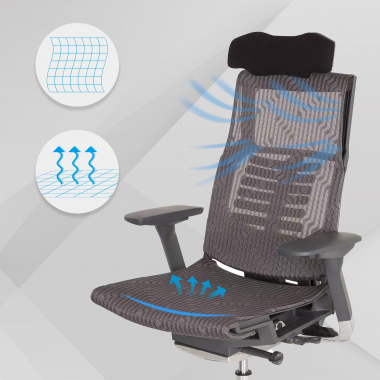 Cadeira Ergonómica Dynamic, mecanismo sincronizado plus