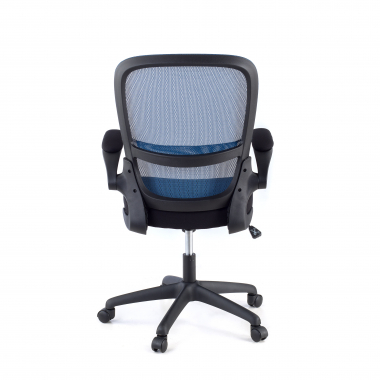cadeira de escritorio azul river malha mesh bracos rebativeis apoio lombar 6