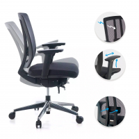 Cadeira Home Office Hiro, oscilante, espuma injetada