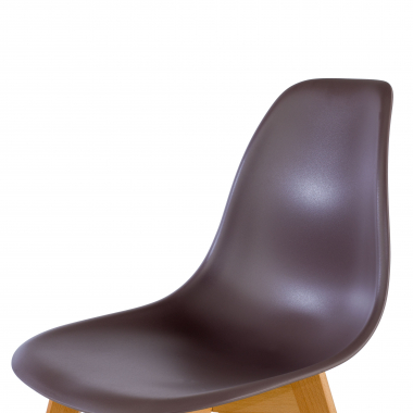 cadeira nordica marrom bergen plastico sem bracos 7