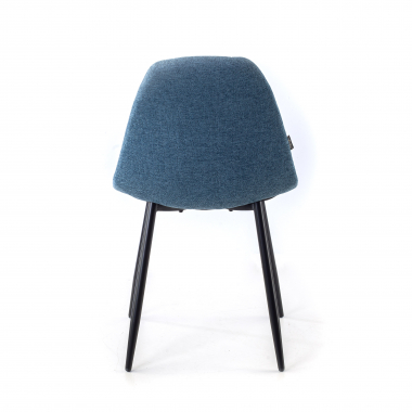 cadeira nordica azul pes de metal tecido sem bracos 7