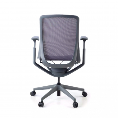cadeira de design antracite kinet malha mesh bracos regulaveis 3d 5