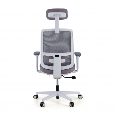 cadeira de escritorio branco cinzento kaito malha mesh bracos moveis apoio de cabeca 7