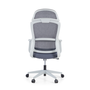 cadeira de escritorio branco cinzento nebula malha mesh bracos fixos apoio lombar apoio de cabeca 6