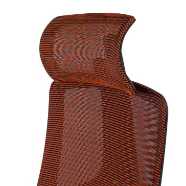 cadeira ergonomica laranja quick malha mesh bracos regulaveis 3d apoio lombar apoio de cabeca 10