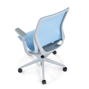 cadeira de design branco azul kinet malha mesh bracos regulaveis 3d 8