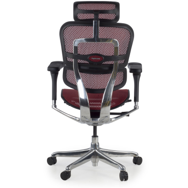 cadeira ergonomica vermelho estrutura negra red malha mesh bracos regulaveis 5d apoio de cabeca 7