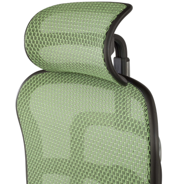 cadeira ergonomica verde estrutura negra red malha mesh bracos regulaveis 5d apoio de cabeca 9