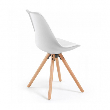 cadeira nordica branco cadeira patas de madeira plastico sem bracos 5