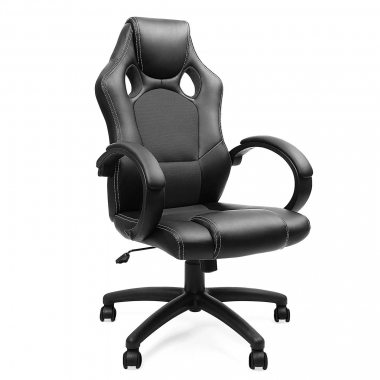 Cadeira Gaming Racer, design desportivo, acolchoada