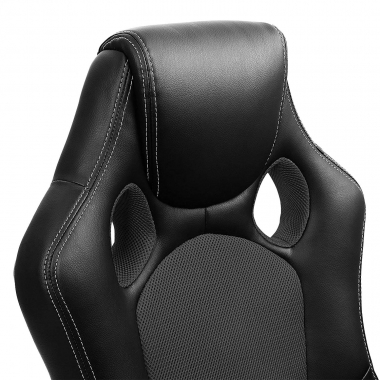 Cadeira Gaming Racer, design desportivo, acolchoada