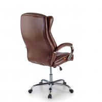 Cadeira Escritório Lugano, design elegante, base metálica 210235 - (Outlet)