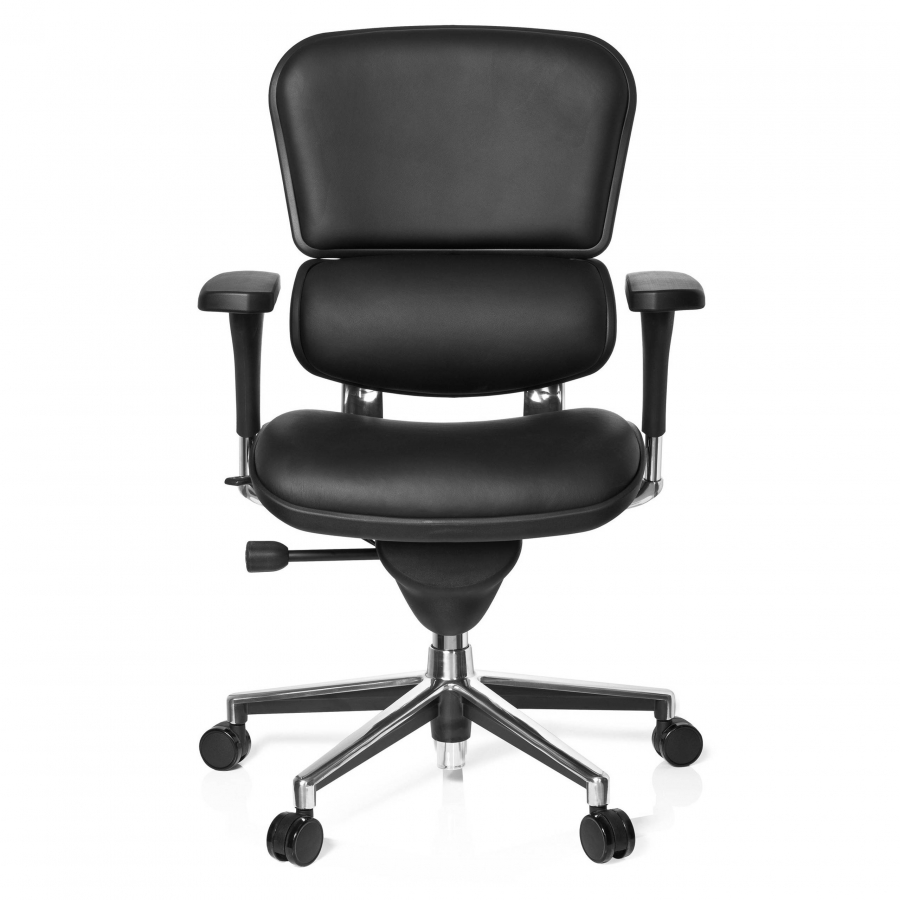 Cadeira de escritório Ergohuman pele natural, alumínio 210263 - (Outlet)