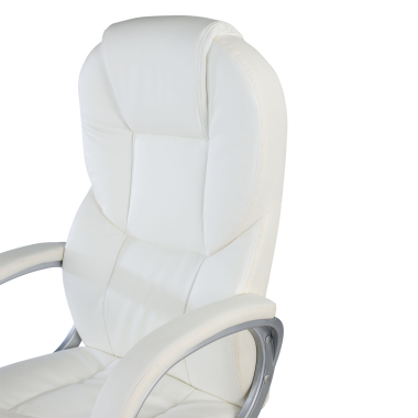 poltrona de escritorio branco kiel pele sintetica bracos estofados 9