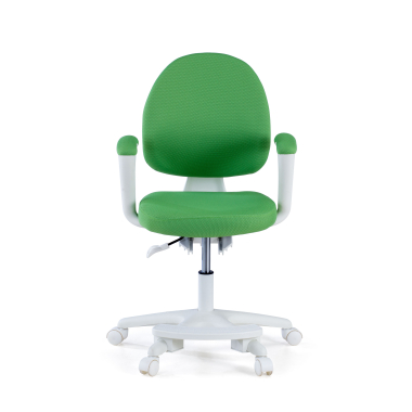 cadeira de secretaria para criancas verde mickey tecido bracos fixos 4