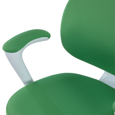 cadeira de secretaria para criancas verde mickey tecido bracos fixos 8