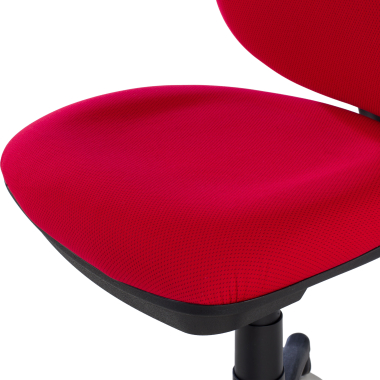 cadeira de escritorio vermelho sem bracos tecido sem bracos 9