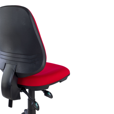 cadeira de escritorio vermelho sem bracos tecido sem bracos 10
