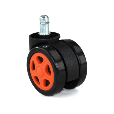 roda cadeira de escritorio laranja 11x60mm gaming 2