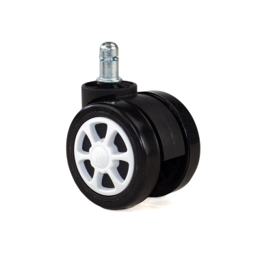 roda cadeira de escritorio branco 60mm gaming 2
