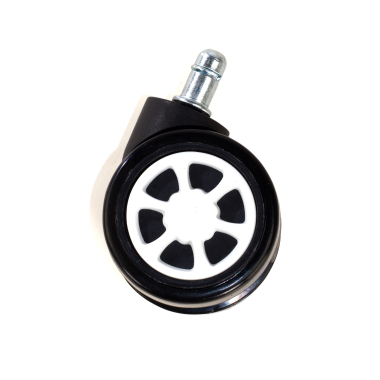 roda cadeira de escritorio branco 60mm gaming 3