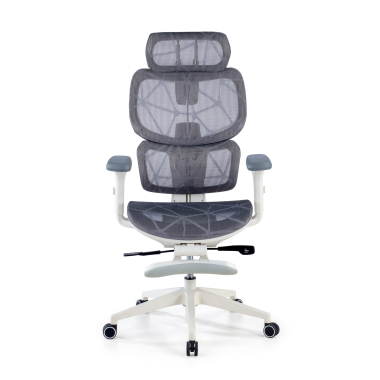 Cadeira ergonomica Every, com Apoia Pés Extensível, malha