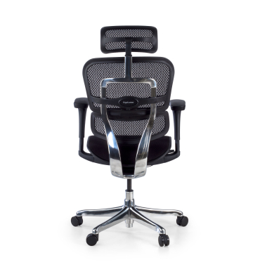 cadeira ergonomica preto estrutura negra assento estofado tecido bracos moveis apoio de cabeca 11